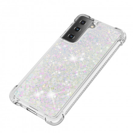 Coque Samsung Galaxy S21 Plus 5G Désires Paillettes Coque Samsung Galaxy S21 Plus 5G Désires Paillettes