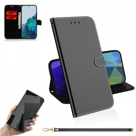 Housse Samsung Galaxy S21 Plus 5G Simili Cuir Couverture MIroir Housse Samsung Galaxy S21 Plus 5G Simili Cuir Couverture MIroir