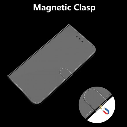 Housse Samsung Galaxy S21 Plus 5G Simili Cuir Couverture MIroir Housse Samsung Galaxy S21 Plus 5G Simili Cuir Couverture MIroir