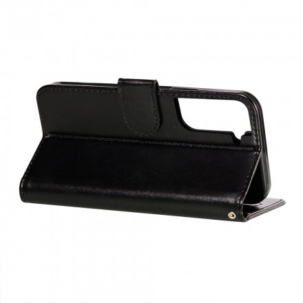 Housse Samsung Galaxy S21 Plus 5G Style Cuir Fermoir Réversible Housse Samsung Galaxy S21 Plus 5G Style Cuir Fermoir Réversible