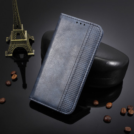 Flip Cover Samsung Galaxy S21 Plus 5G Effet Cuir Vintage Stylisé Flip Cover Samsung Galaxy S21 Plus 5G Effet Cuir Vintage Stylisé