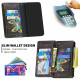 Housse Xiaomi Redmi Note 8T Poche Zippée Papillon Dorés Housse Xiaomi Redmi Note 8T Poche Zippée Papillon Dorés