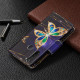 Housse Xiaomi Redmi Note 8T Poche Zippée Papillon Dorés