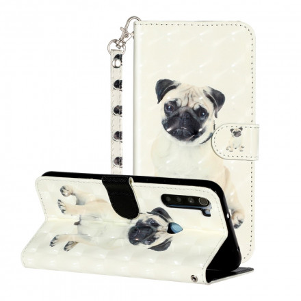 Housse Xiaomi Redmi Note 8T Chien Light Spots à Lanière Housse Xiaomi Redmi Note 8T Chien Light Spots à Lanière