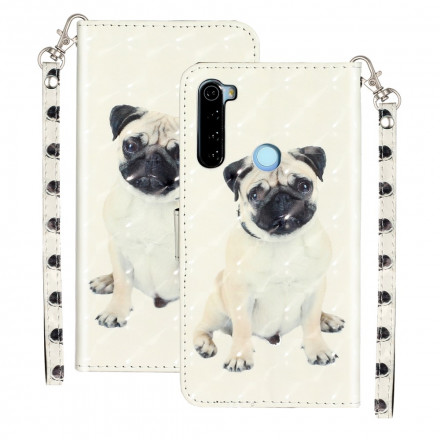 Housse Xiaomi Redmi Note 8T Chien Light Spots à Lanière Housse Xiaomi Redmi Note 8T Chien Light Spots à Lanière