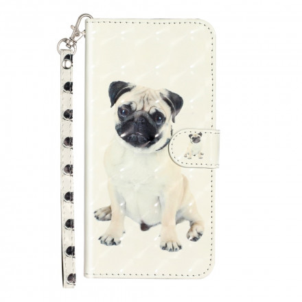 Housse Xiaomi Redmi Note 8T Chien Light Spots à Lanière Housse Xiaomi Redmi Note 8T Chien Light Spots à Lanière