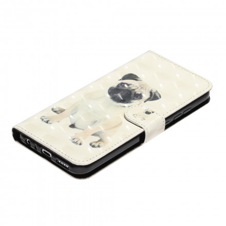 Housse Xiaomi Redmi Note 8T Chien Light Spots à Lanière Housse Xiaomi Redmi Note 8T Chien Light Spots à Lanière