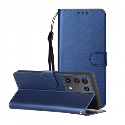 Housse Samsung Galaxy S21 Ultra 5G Unique Design avec Lanière Housse Samsung Galaxy S21 Ultra 5G Unique Design avec Lanière