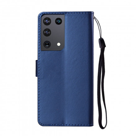 Housse Samsung Galaxy S21 Ultra 5G Unique Design avec Lanière Housse Samsung Galaxy S21 Ultra 5G Unique Design avec Lanière