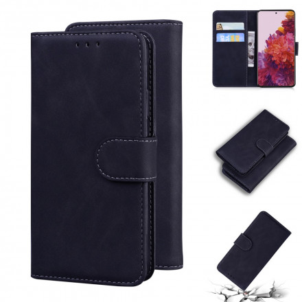 Housse Samsung Galaxy S21 Plus 5G Effet Cuir Monochrome Housse Samsung Galaxy S21 Plus 5G Effet Cuir Monochrome