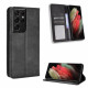 Flip Cover Samsung Galaxy S21 Ultra 5G Effet Cuir Vintage Stylisé Flip Cover Samsung Galaxy S21 Ultra 5G Effet Cuir Vintage Stylisé