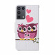 Housse Samsung Galaxy S21 Ultra 5G Famille de Hiboux avec Lanière Housse Samsung Galaxy S21 Ultra 5G Famille de Hiboux avec Lanière