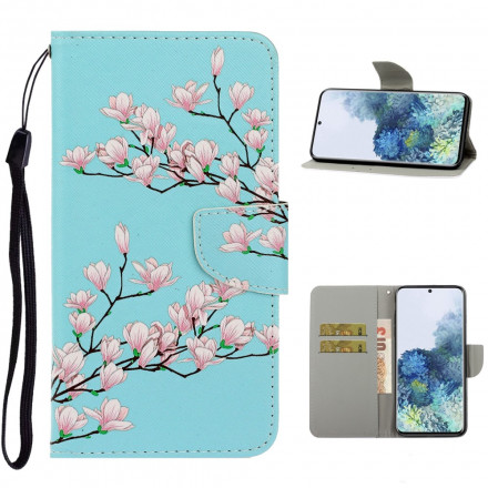 Housse Samsung Galaxy S21 Ultra 5G Arbrissime à Lanière Housse Samsung Galaxy S21 Ultra 5G Arbrissime à Lanière