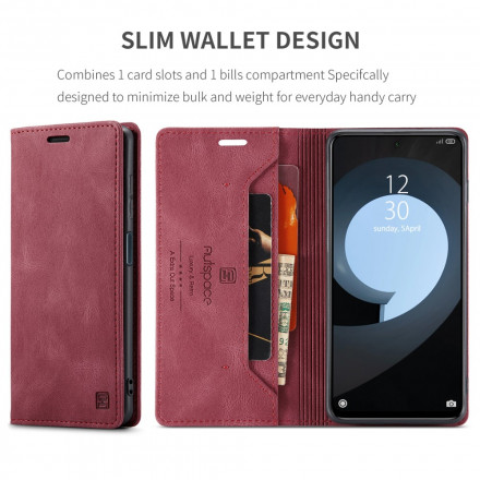 Flip Cover Samsung Galaxy S21 Ultra 5G AUTSPACE RFID Series Flip Cover Samsung Galaxy S21 Ultra 5G AUTSPACE RFID Series