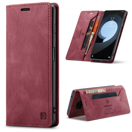 Flip Cover Samsung Galaxy S21 Ultra 5G AUTSPACE RFID Series Flip Cover Samsung Galaxy S21 Ultra 5G AUTSPACE RFID Series