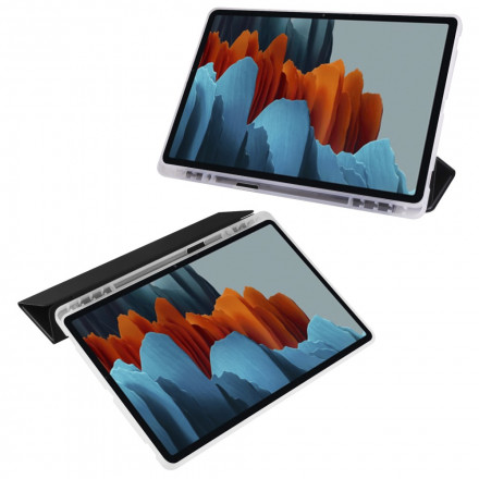 Smart Case Silicone et Simili Cuir Samsung Galaxy Tab S7 Plus Smart Case Silicone et Simili Cuir Samsung Galaxy Tab S7 Plus