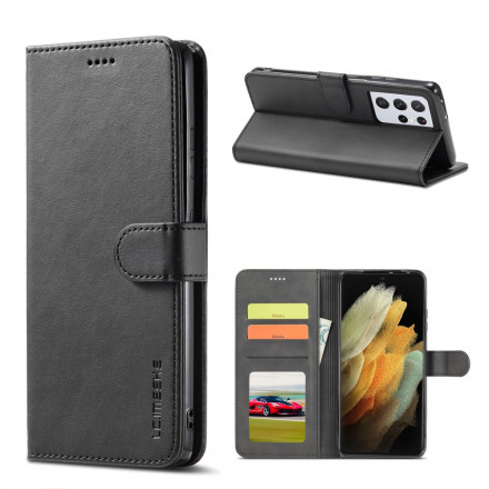 Housse Samsung Galaxy S21 Ultra 5G LC.IMEEKE Effet Cuir Housse Samsung Galaxy S21 Ultra 5G LC.IMEEKE Effet Cuir