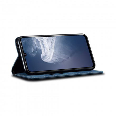 Flip Cover XVivo Y70 Tissu Jeans Flip Cover XVivo Y70 Tissu Jeans