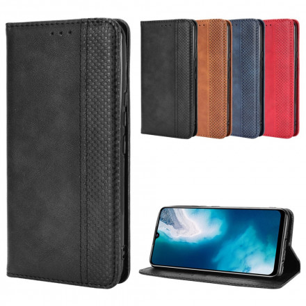 Flip Cover Vivo Y70 Effet Cuir Vintage Stylisé Flip Cover Vivo Y70 Effet Cuir Vintage Stylisé