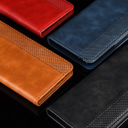 Flip Cover Vivo Y70 Effet Cuir Vintage Stylisé Flip Cover Vivo Y70 Effet Cuir Vintage Stylisé