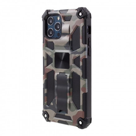 Coque iPhone 12 / 12 Pro Camouflage Support Amovible