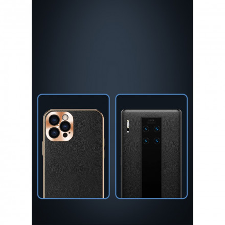 Coque iPhone 12 / 12 Pro Véritable Cuir Protection Module Photo Coque iPhone 12 / 12 Pro Véritable Cuir Protection Module Photo