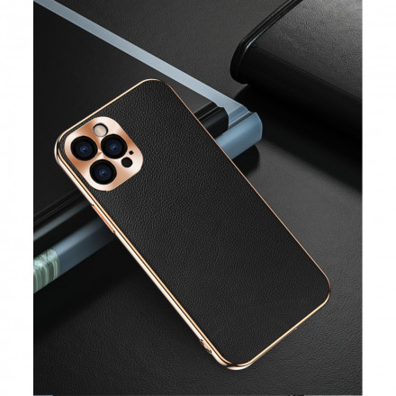Coque iPhone 12 / 12 Pro Véritable Cuir Protection Module Photo Coque iPhone 12 / 12 Pro Véritable Cuir Protection Module Photo
