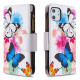 Housse iPhone 11 Poche Zippée Papillons Housse iPhone 11 Poche Zippée Papillons