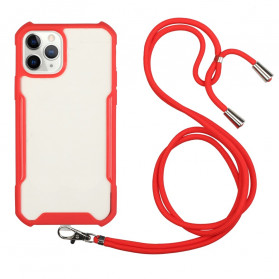 Coque iPhone 11 Hybride avec Cordon Coloré