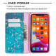 Flip Cover iPhone 11 Branches Fleuries Flip Cover iPhone 11 Branches Fleuries