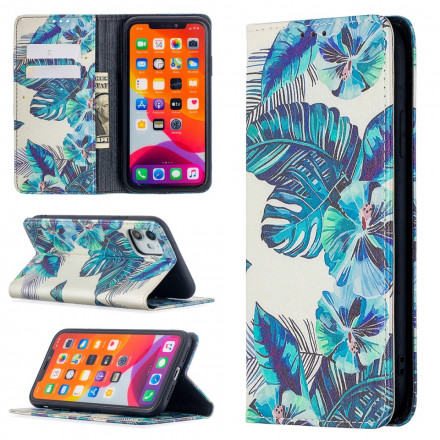 Flip Cover iPhone 11 Feuilles Flip Cover iPhone 11 Feuilles