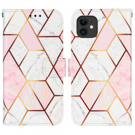 Housse iPhone 11 Marbre avec Lanière Housse iPhone 11 Marbre avec Lanière
