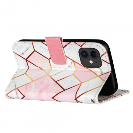 Housse iPhone 11 Marbre avec Lanière Housse iPhone 11 Marbre avec Lanière