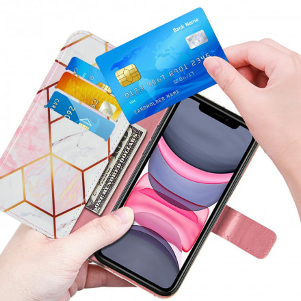 Housse iPhone 11 Marbre avec Lanière Housse iPhone 11 Marbre avec Lanière