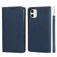 Flip Cover iPhone 11 Cuir Litchi Véritable à Lanière Flip Cover iPhone 11 Cuir Litchi Véritable à Lanière