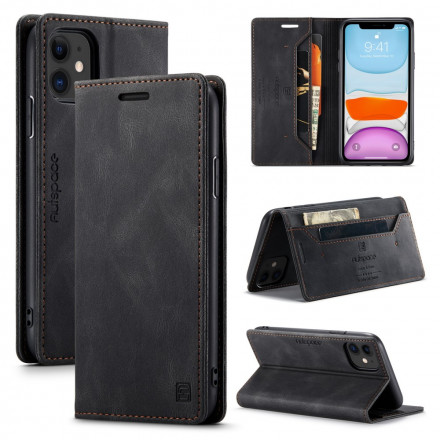 Flip Cover iPhone 11 Effet Cuir Technologie RFID Flip Cover iPhone 11 Effet Cuir Technologie RFID