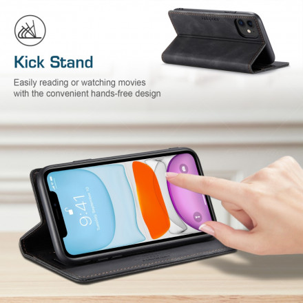 Flip Cover iPhone 11 Effet Cuir Technologie RFID Flip Cover iPhone 11 Effet Cuir Technologie RFID