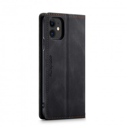 Flip Cover iPhone 11 Effet Cuir Technologie RFID Flip Cover iPhone 11 Effet Cuir Technologie RFID