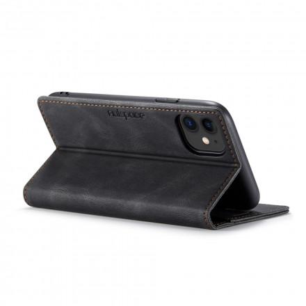 Flip Cover iPhone 11 Effet Cuir Technologie RFID Flip Cover iPhone 11 Effet Cuir Technologie RFID