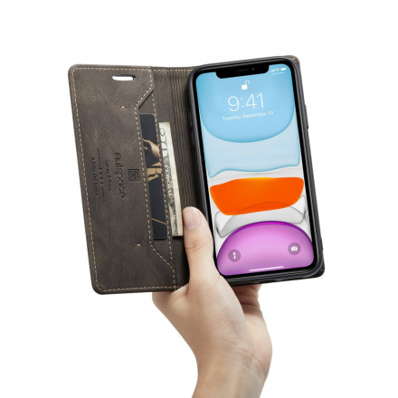 Flip Cover iPhone 11 Effet Cuir Technologie RFID Flip Cover iPhone 11 Effet Cuir Technologie RFID