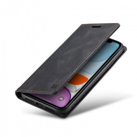 Flip Cover iPhone 11 Effet Cuir Technologie RFID Flip Cover iPhone 11 Effet Cuir Technologie RFID