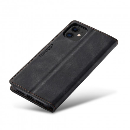 Flip Cover iPhone 11 Effet Cuir Technologie RFID Flip Cover iPhone 11 Effet Cuir Technologie RFID