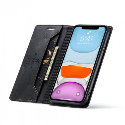 Flip Cover iPhone 11 Effet Cuir Technologie RFID Flip Cover iPhone 11 Effet Cuir Technologie RFID