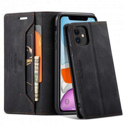 Flip Cover iPhone 11 Effet Cuir Technologie RFID Flip Cover iPhone 11 Effet Cuir Technologie RFID