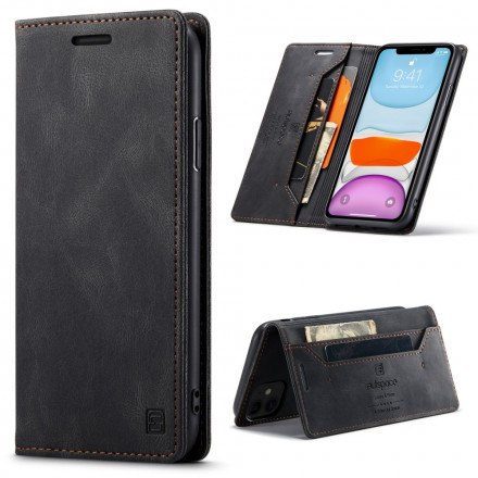 Flip Cover iPhone 11 Effet Cuir Technologie RFID Flip Cover iPhone 11 Effet Cuir Technologie RFID