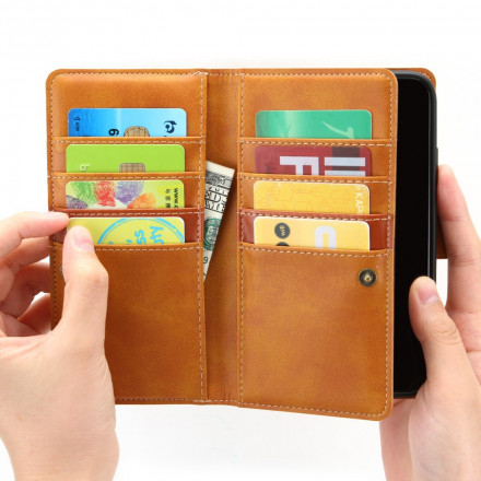 Housse iPhone 11 Pro Multi-fonctionnelle Cuir Fendu Housse iPhone 11 Pro Multi-fonctionnelle Cuir Fendu