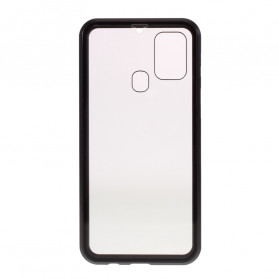 Coque Samsung Galaxy M31 Rebords Métal et Verre Trempé