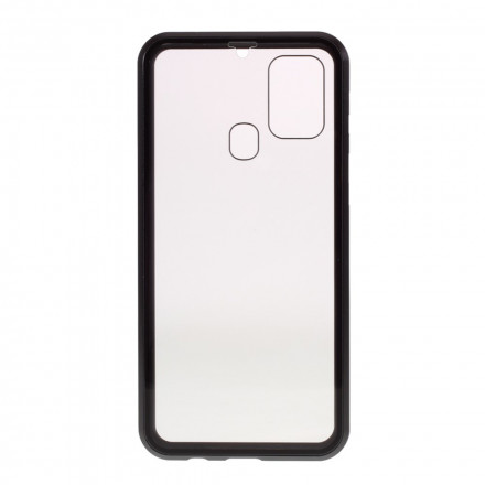 Coque Samsung Galaxy M31 Rebords Métal et Verre Trempé Coque Samsung Galaxy M31 Rebords Métal et Verre Trempé