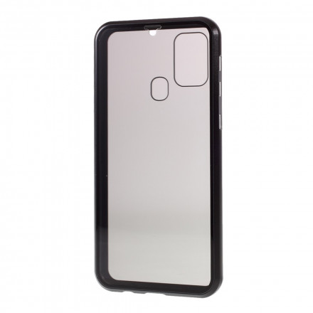 Coque Samsung Galaxy M31 Rebords Métal et Verre Trempé Coque Samsung Galaxy M31 Rebords Métal et Verre Trempé