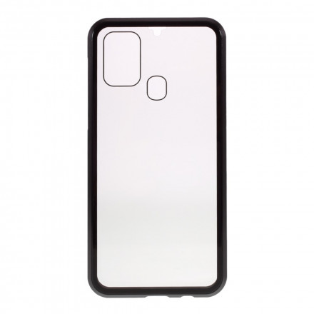 Coque Samsung Galaxy M31 Rebords Métal et Verre Trempé Coque Samsung Galaxy M31 Rebords Métal et Verre Trempé